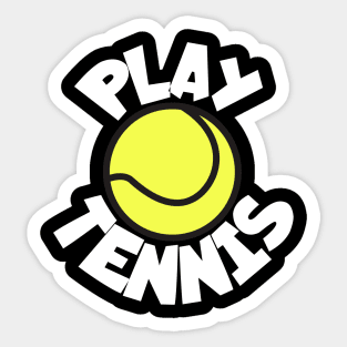 Play tennis Sticker